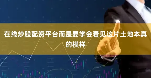 在线炒股配资平台而是要学会看见这片土地本真的模样